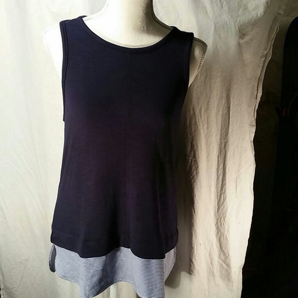 J.Crew drapey tank w/silky hem new - Picture 7 of 8